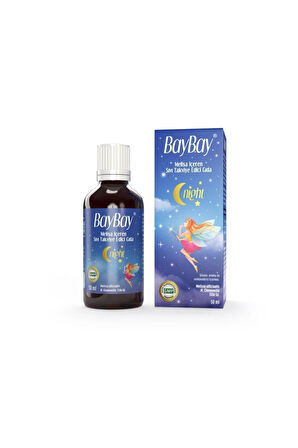 Baybay Night Melisa İçeren Bitkisel Damla 50 ml 2 Adet