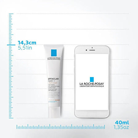 La Roche Posay Effaclar Duo + Cilt Bozukluğu ve Akne Lekelerine Karşı Düzeltici Bakım Teinte Medium 40 ml 2 Adet