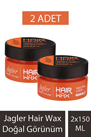 Jagler Hair Wax Doğal Görünüm 150 ml 2 Adet