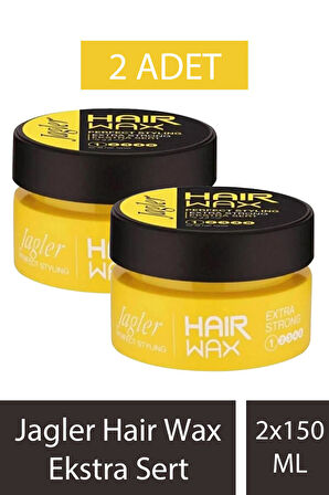 Jagler Hair Wax Ekstra Sert 150 ml 2 Adet