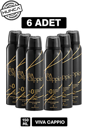 Viva Cappio Deodorant Classic 150 ml 6 Adet