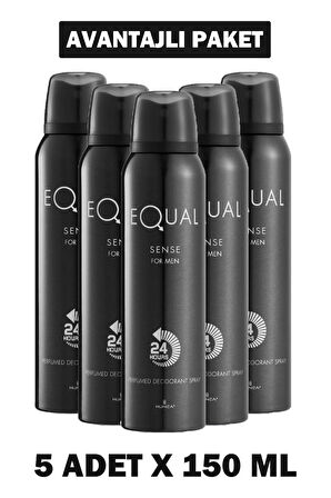 Equal Deodorant Sense Bay 150 ml 5 Adet