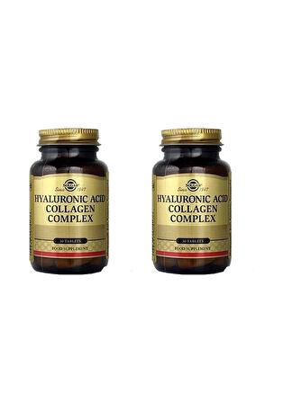 Solgar Hyaluronic Acid Collagen Complex 30 Tablet 2 Adet