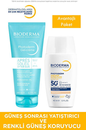 Bioderma Photoderm Xdefense Spf50+ Very Light 40 ml + Bioderma Photoderm After Sun Gel-Cream 200 ml