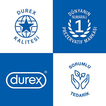 Durex Yok Ötesi Ekstra İnce Ekstra His 10'lu Prezervatif + HumanLife 5 gr X 10 Doğal Jel Lubricant