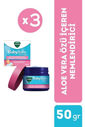 Vicks Baby Balm 50 gr 3 Adet 