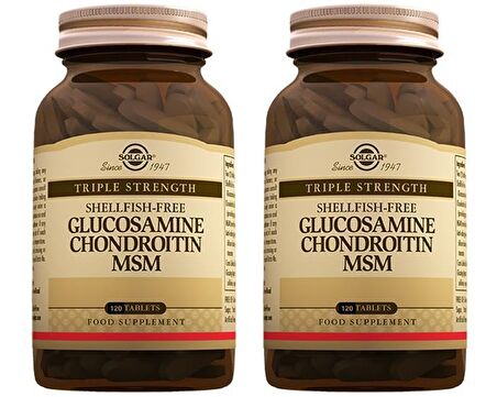 Solgar Glucosamine Chondroitin MSM 120 Tablet 2 Adet