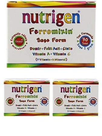 Nutrigen Ferromixin 30 Saşe 3 Adet