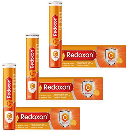 Redoxon Vitamin C 1000 mg Efervesan 15 Tablet 3 Adet