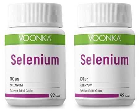 Voonka Selenium 100 mg 92 Kapsül 2 Adet