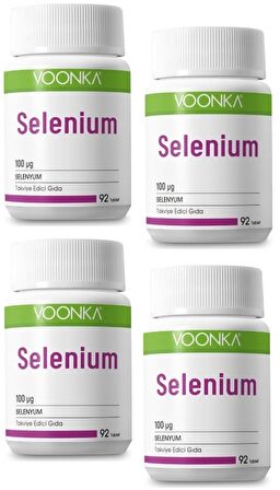 Voonka Selenium 100 mg 92 Kapsül 4 Adet