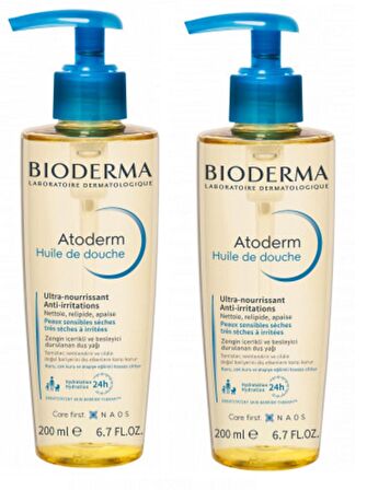 Bioderma Atoderm Huile De Douche Shower Oil 200 ml 2 Adet