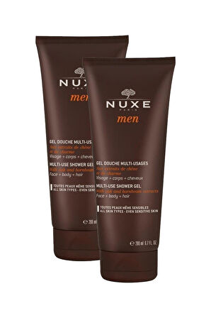 Nuxe Men Shower Gel 200 ml 2 Adet