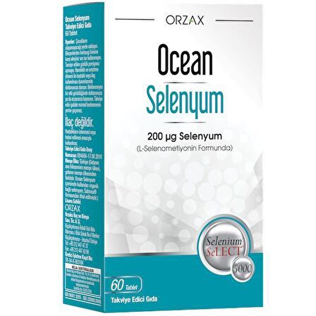 Ocean Selenyum 200 mcg 60 Tablet + Ocean Biotin 5000 mcg 60 Kapsül