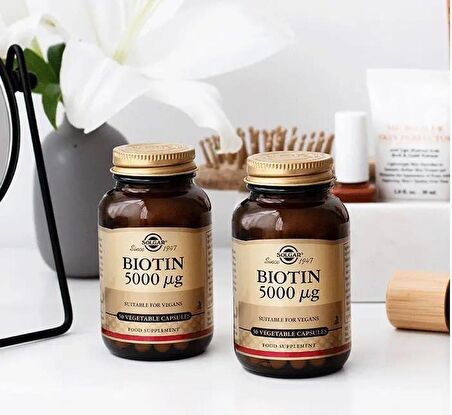 Solgar Biotin 5000 mcg 50 Kapsül 2 Adet