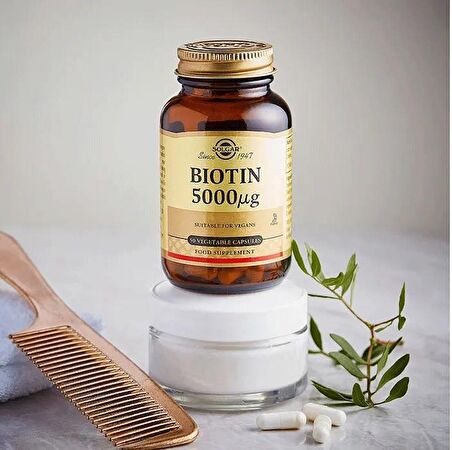 Solgar Biotin 5000 mcg 50 Kapsül 2 Adet