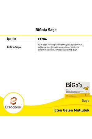 Bigaia 10 Saşe 3 Adet