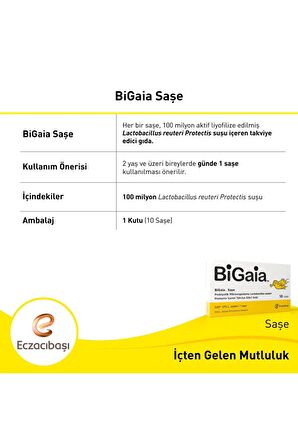 Bigaia 10 Saşe 3 Adet