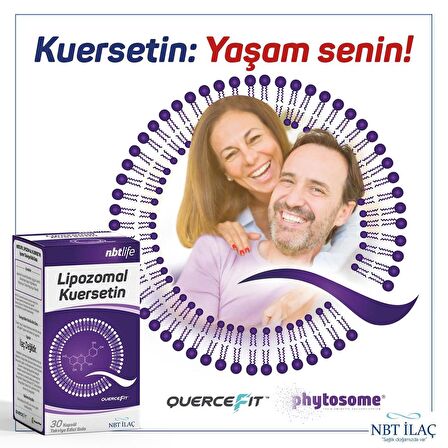 NBT Life Lipozomal Kuersetin 30 Kapsül 2 Adet
