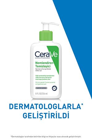 Cerave Hydrating Cleanser Normal & Kuruya Dönük Ciltler İçin 236 ml 2 Adet