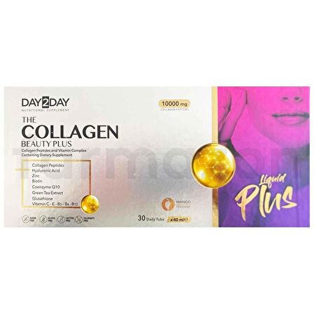 Day2Day The Collagen Beauty Plus 30 Tüp x 40 ml 3 Al 2 Öde