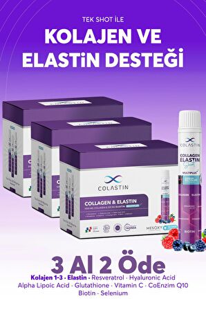 Colastin MultiPlus Kolajen (25 ML X 30 SHOT) 3 Al 2 Öde