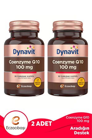 Dynavit Coenzyme Q-10 100 mg 30 Yumuşak Kapsül 2 Adet