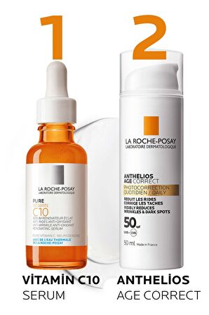 La Roche Posay Anthelios Age Correct Daily Light SPF50+ Cream 50 ml 2 Adet