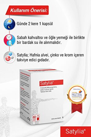 Satylia 60 Kapsül 3 Adet