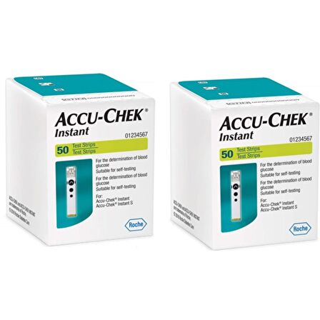 Accu-Chek Instant Ölçüm Çubuğu 50 Adet 2 Adet