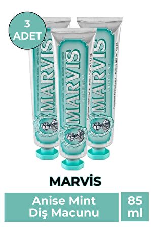 Marvis Anise Mint Diş Macunu 85 ml 3 Adet