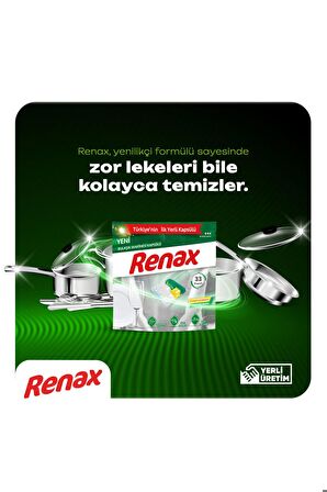 Renax Bulaşık Makinesi Kapsül Hepsi Bir Arada 33'lü 2 Adet