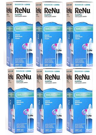 Renu Advanced Çok Amaçlı Lens Solüsyonu 360 ml 3 Adet