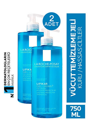 La Roche Posay Lipikar Gel Lavant 750 ml 2 Adet