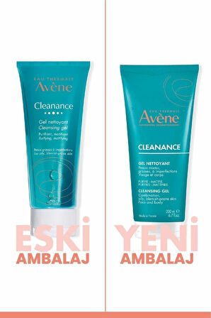 Avène Cleanance Cleansing Gel 200 ml 2 Adet