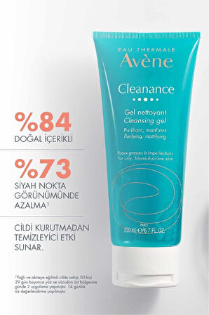 Avène Cleanance Cleansing Gel 200 ml 2 Adet