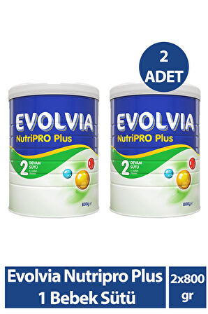 Evolvia Nutripro Plus 2 Devam Sütü 800 gr 2 Adet