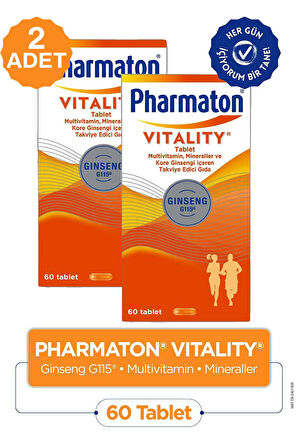 Pharmaton Vitality 60 Tablet 2 Adet