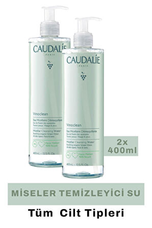 Caudalie Vinoclean Micellar Cleansing Water 400 ml 2 Adet
