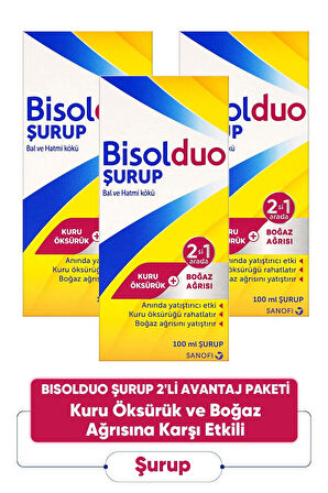 Bisolduo Şurup 100 ml 3 Adet