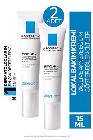 La Roche Posay Effaclar A.I. Sivilce Karşıtı Krem 15 ml 2 Adet