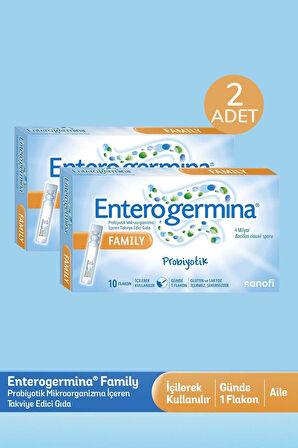Enterogermina Family 5 ml 10 Flakon 2 Adet
