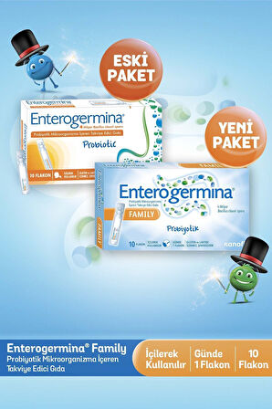 Enterogermina Family 5 ml 10 Flakon 2 Adet