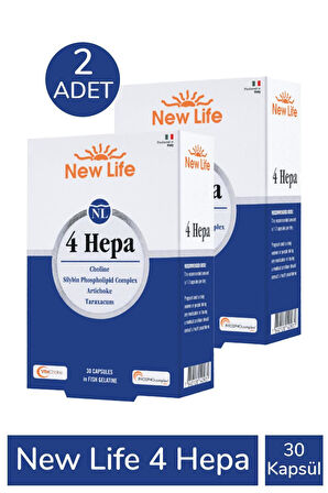 New Life 4 Hepa 30 Yumuşak Kapsül 2 Adet