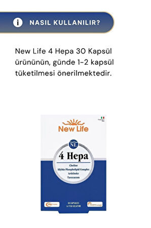 New Life 4 Hepa 30 Yumuşak Kapsül 2 Adet