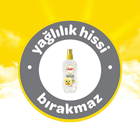 Dalin Bebek Yağı Sprey 200 ml 2 Adet