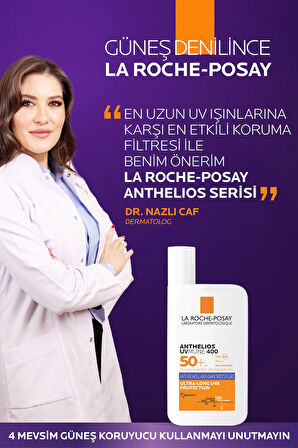 La Roche Posay Anthelios Uvmune 400 Anti-Dark Spots Fluid Spf50+ Melasyl İçeren Güneş Kremi 50 ml 2 Adet