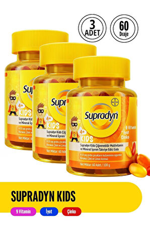 Supradyn Kids 60 Tablet 3 Adet