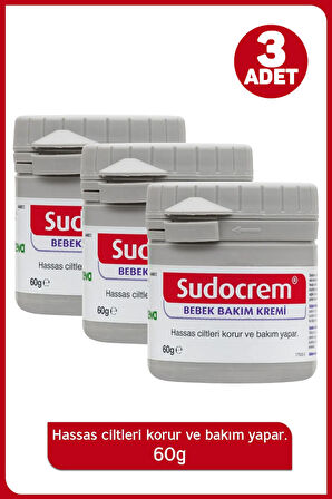 Sudocrem Bebek Bakım Kremi 60 gr - Teva 3 Adet