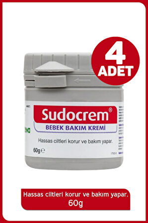 Sudocrem Bebek Bakım Kremi 60 gr - Teva 4 Adet